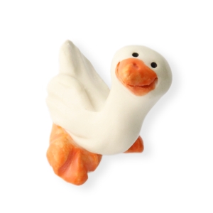 Goose Miniature Figurine