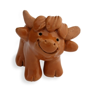 Highland Cow Miniature Figurine