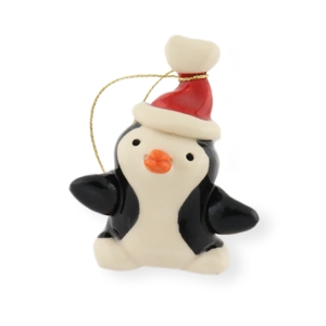 Santa Penguin Miniature Figurine